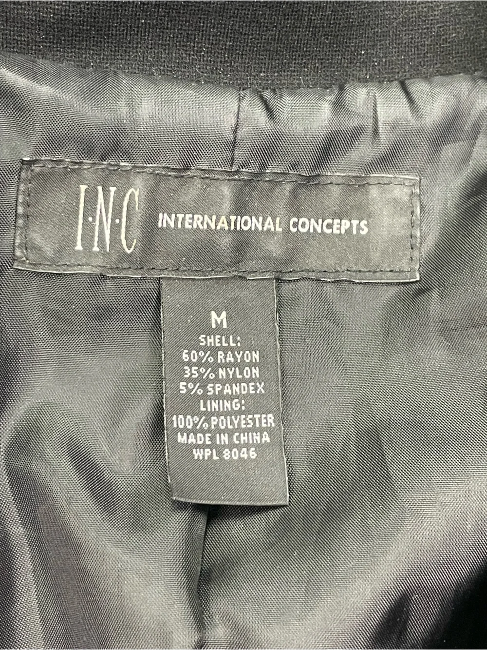 INC International Concepts double breasted